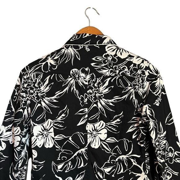 Bianca Nygard floral snap button shirt. Size 4P - Picture 5 of 9